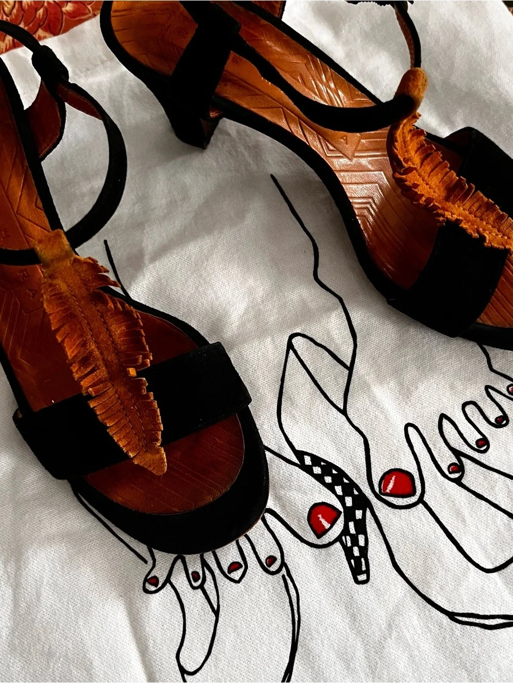 🪶Chie Mihara  Suede sandals - Picture 5 of 5